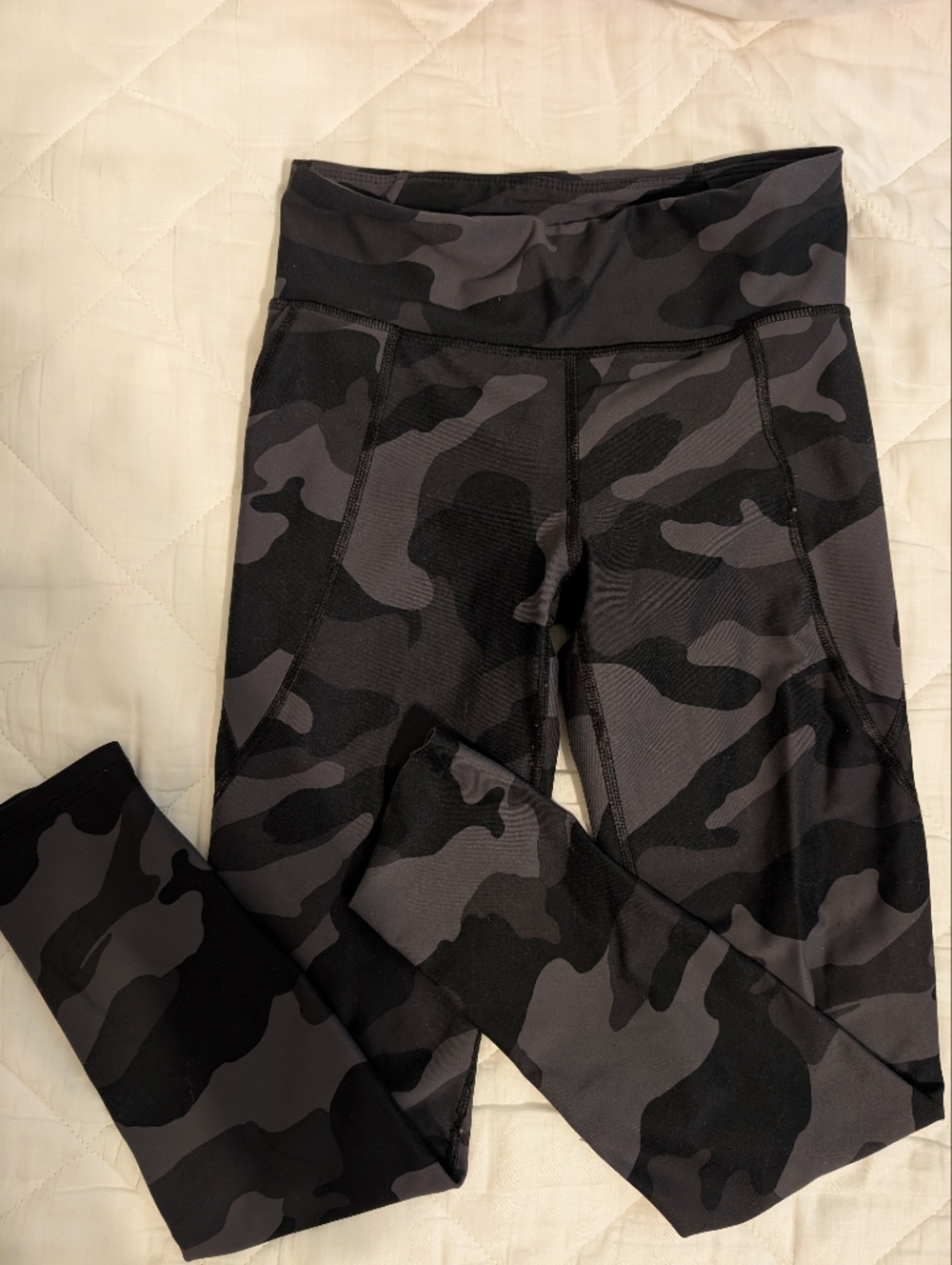 Black & Gray Camo Leggings